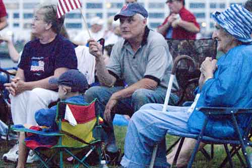 Family at Concert  Salem Copyright 2006 Jerry Halberstadt