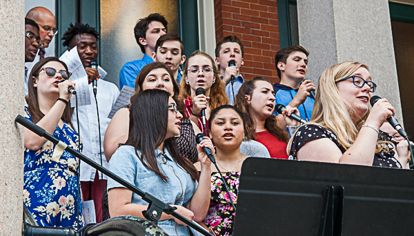 Peabody students singing